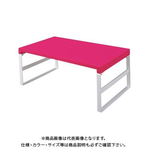 リヒトラブ 机上台 幅390mm 赤 A-7331-3