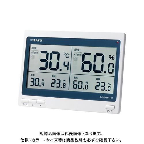 佐藤計量器 デジタル温湿度計 PC-5400TRH 1074-00