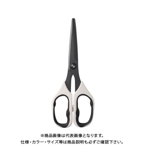 (メール便可)ソニック ハサミ メガサクプロ 白 フッ素コート CU-221-W