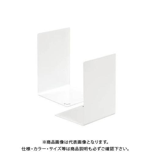 ソニック ブックエンド L型大 白 1組(2枚) DA-318-W