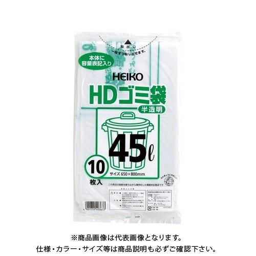 シモジマ HDゴミ袋半透明45L016 006603801