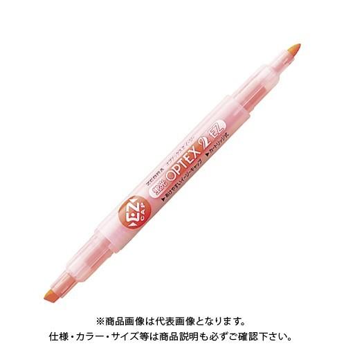(メール便可)ゼブラ 蛍光オプテックス2-EZ 橙 WKT11-OR