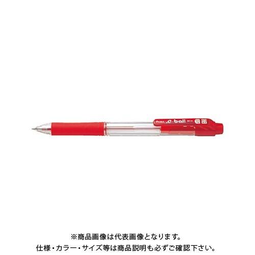 ぺんてる ドットイーボール0.7 B軸 赤 BK127-B アカ