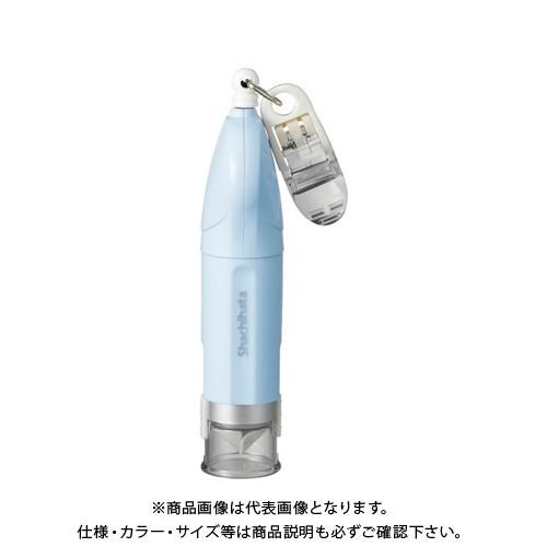 シヤチハタ キャップレス9リール式 ペールブルー XL-CR1/MO