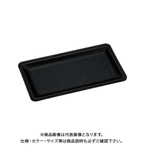 オープン レザー調カルトン 黒 KN-61