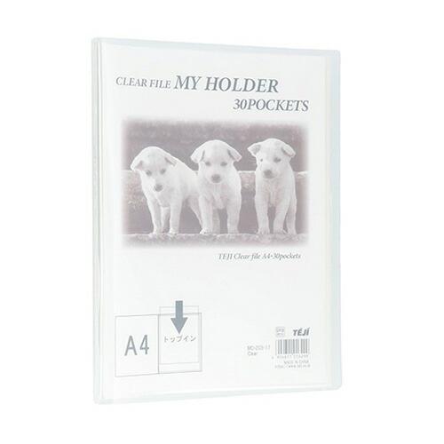 テージー マイホルダー A4 30P クリア MC-203-17