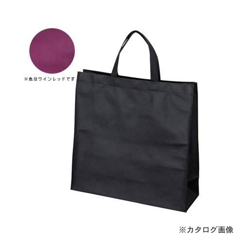 サンナップ 不織布バッグマチ付 小10枚ワインレッド FBH-33WN