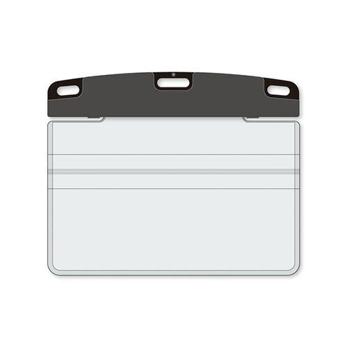 オープン 名札ケース 黒 NX-132-BK