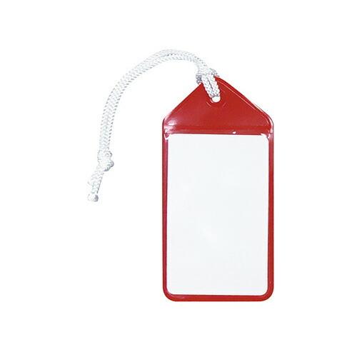 共栄プラスチック ネ-ムタッグ(旅行名札) レッド C-80-5-R