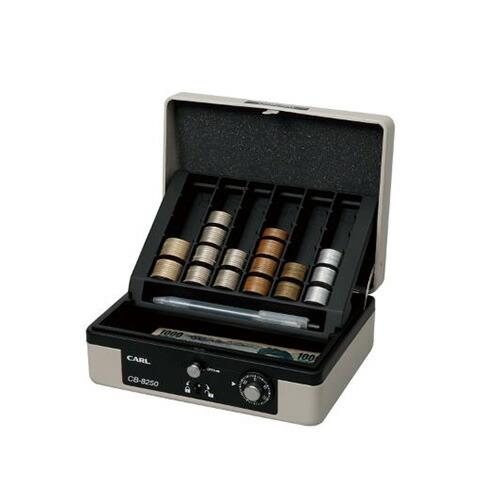 カール キャッシュボックス グレー CB-8250-D