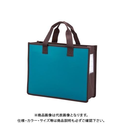 サクラクレパス オフィストートバッグJターコイズブルー UNT-A4J#135