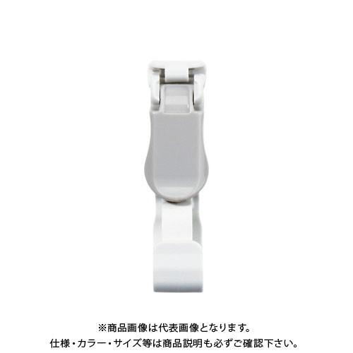 オープン 名札用クリップ プラスチック製 10個 NX-14-GY