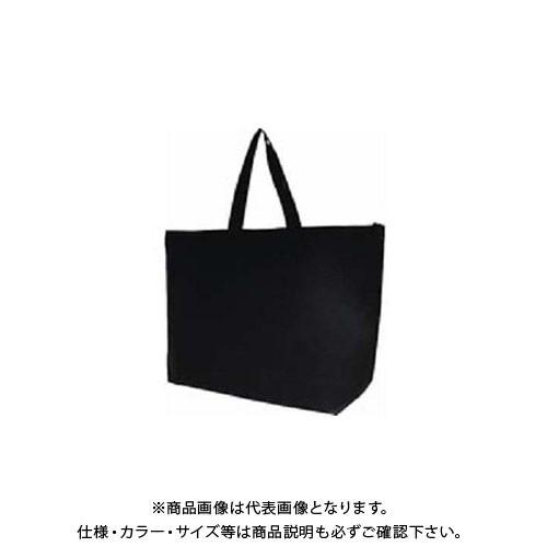 サンナップ 不織布ファスナーバッグ大5枚 ブラック FB-FLBKN