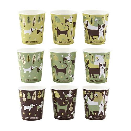 サンナップ JWドッグペーパーカップ205ml50個 C2050JWD