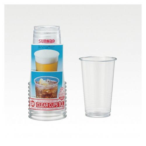 サンナップ クリアーカップ 420ml 10個入 C4010ZEX