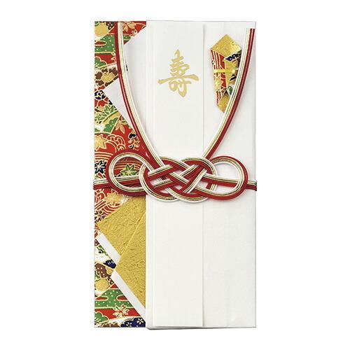 マルアイ デザイン金封 彩どり  真紅 キ4R