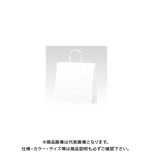 シモジマ 手提袋 丸紐 片艶白無地 縦310 3250700