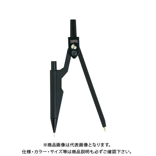 ソニック スーパーコンパス 0.5mm芯用 黒 ノック-503-BK