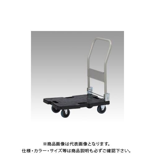 ナンシン 樹脂運搬車サイレントマスター ブラック LSK-201K