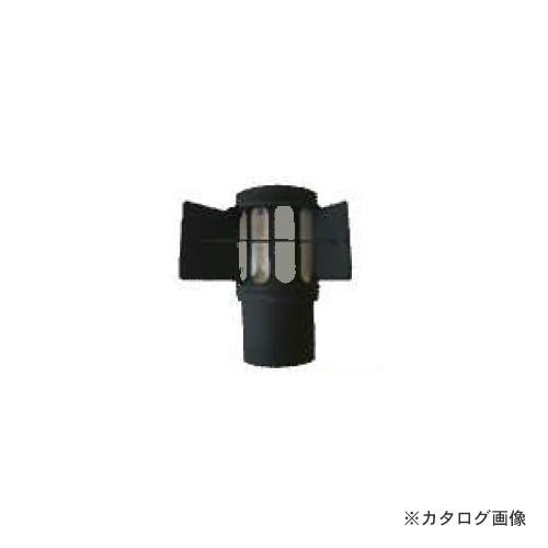 (運賃見積り)(直送品)(納期約1ヶ月)スノーカモシカ 逆風止め 106φ 耐熱黒塗装ハゼ折り煙突用...