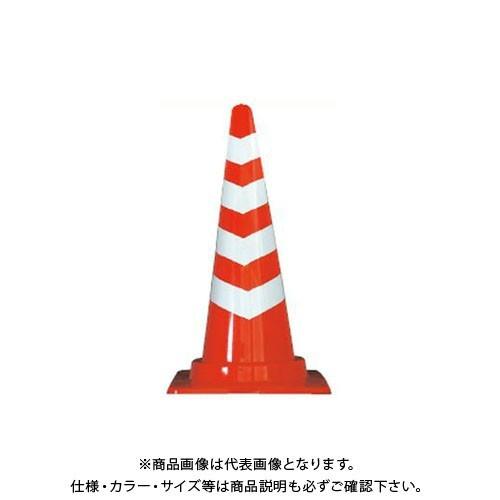 (送料別途)(直送品)安全興業 スコッチコーン 赤白 4段貼り (25入) SCR-4