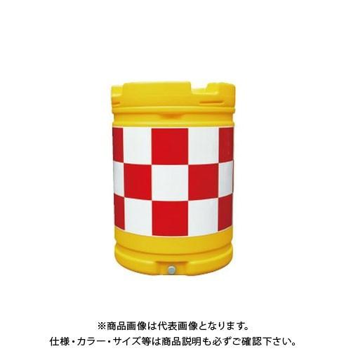 (送料別途)(直送品)安全興業 AZクッションドラム 赤白 (1入) AZC-001