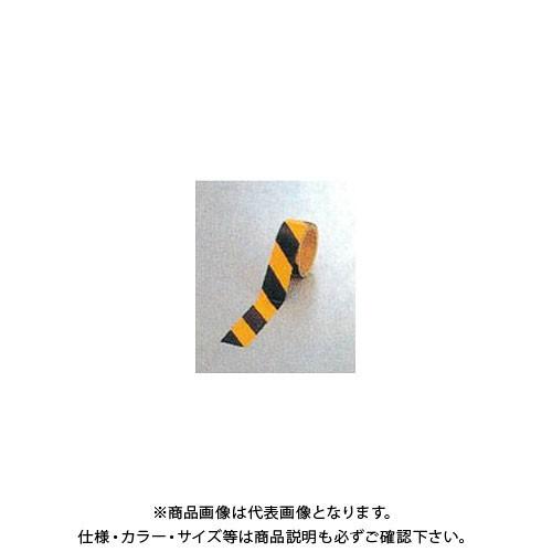 (送料別途)(直送品)安全興業 ダイヤテープ(10M巻)45mm巾 黄/黒 (24入) NRB-45