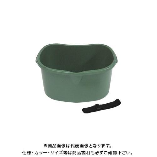 (送料別途)(直送品)安全興業 散布桶 18型 ダークグリーン(再生原料) 430×310×213m...