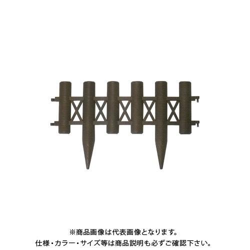 (送料別途)(直送品)安全興業 ウッドプラフェンス ブラウン 545×49(ジョイント部)×360m...