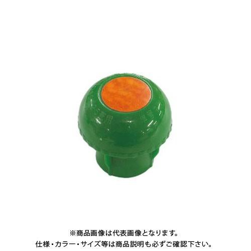 (送料別途)(直送品)安全興業 AZ単管キャップ 緑 シール付 単管48.6φ (200入)