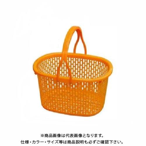 (直送品)安全興業 収穫かご2 (オレンジ) 15L 400×300×215mm (30入)