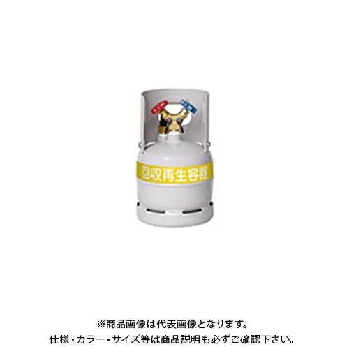 アサダ Asada 高耐圧フロン回収・再生用ボンベ 6L 1/4"ポート TF090