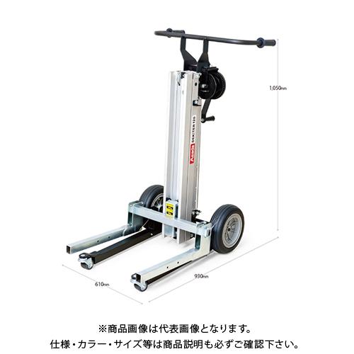 (送料別途)(直送品)アサダ Asada 可搬型手動リフト (ブレーキ付仕様) DEKITER120...