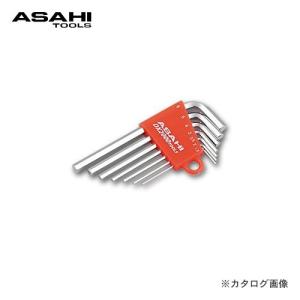 旭金属工業 アサヒ ASAHI AX六角棒レンチ 7本組みセット AXS0710｜plus1tools