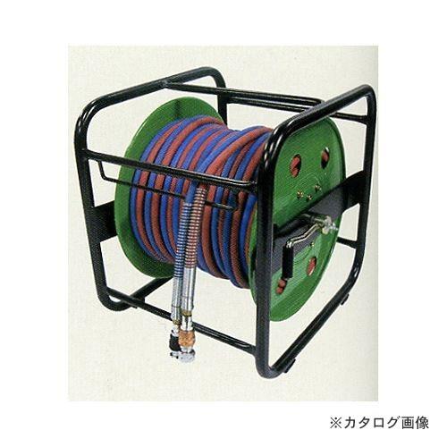 BBK 文化貿易工業 ブルーパックS用 SDGリール巻きツインホース カプラー式 20m C13