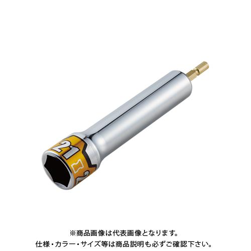 KTC インパクトドライバ用ロングソケットビット 難攻不落(六角) 21mm BZP63L-21