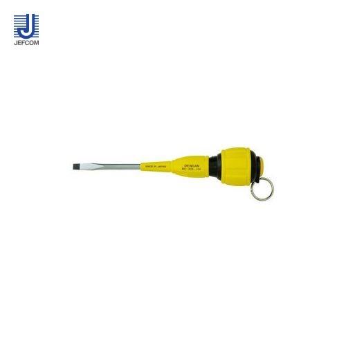 デンサン DENSAN お〜らくドライバー(落下防止リング付) (−) 100mm DC-305-1...