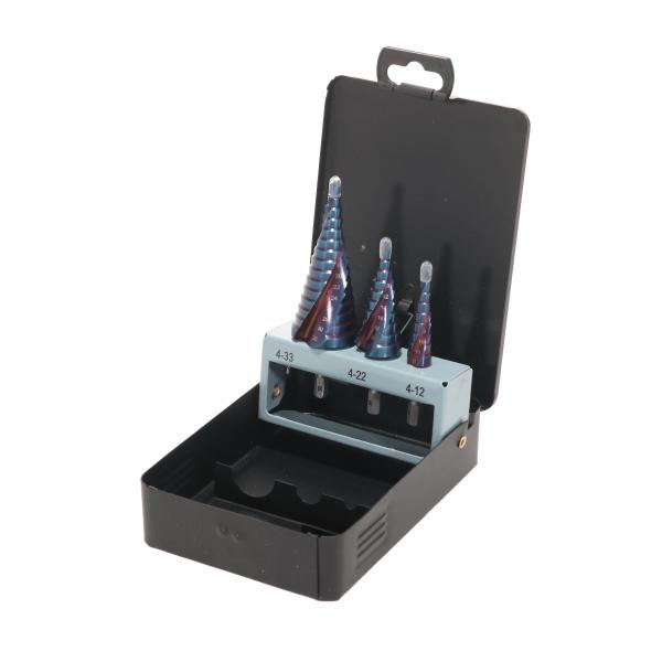 デンサン DENSAN HQステップドリルセット（ブルー） DSHB-3RH