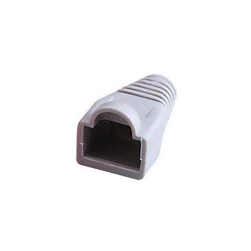 ジェフコム JEFCOM モジュラープラグカバー グレー MJC-8GY