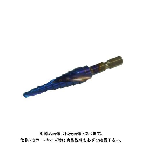 (メール便可)デンサン DENSAN ステップドリル（スパイラルタイプ） 段数:9 DSCH-412