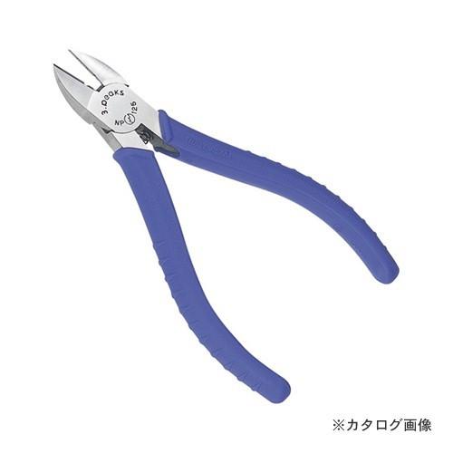 3.peaks 強力ニッパ 125mm（エストラマーグリップ/バネ付き/刃穴あり） NP-125ZH...