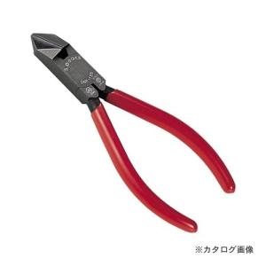 3.peaks 斜ニッパ 125mm（ビニールグリップ/バネなし/刃穴なし） DNP-125G｜plus1tools