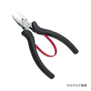 3.peaks ハイプラスチックニッパ 125mm（エストラマーグリップ/バネ付き/刃面アール型） HP-125R｜plus1tools