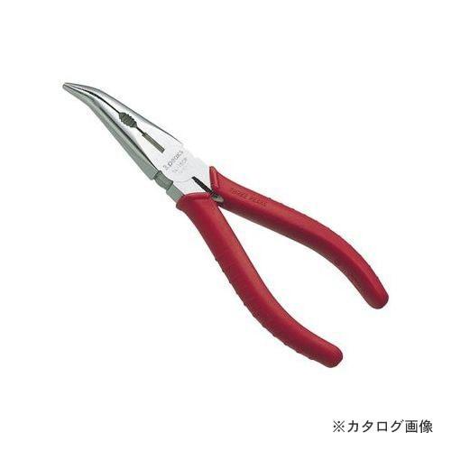 3.peaks ステンレス製先曲ラジオペンチ 150mm（エストラマーグリップ） SL-150BZ