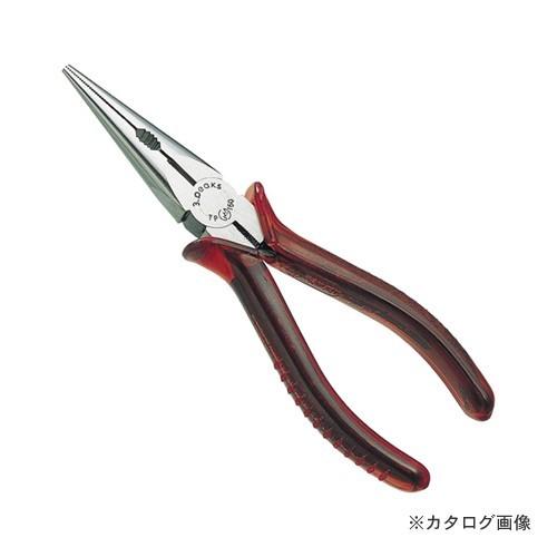 3.peaks テレフォンラジオペンチ 150mm（プラスチックグリップ／バネなし） TP-150P