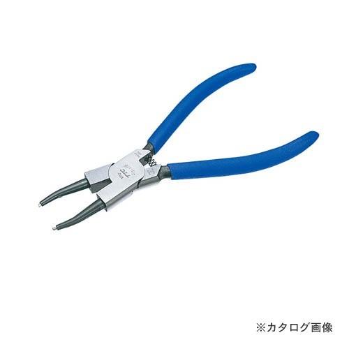 TSUNODA キングTTC専用工具 硬質ビットスナップリングプライヤー 穴用直爪 175mm バネ...