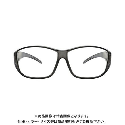 エニックス 花粉粉塵保護メガネ グラスオンタイプ ブラック CKG-01-1