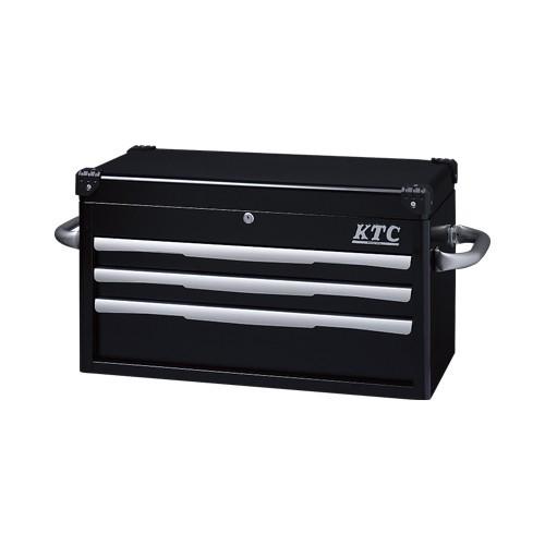 (運賃見積り)(直送品)  KTC トップチェスト(3段3引出し) ブラック EKR-1003BK