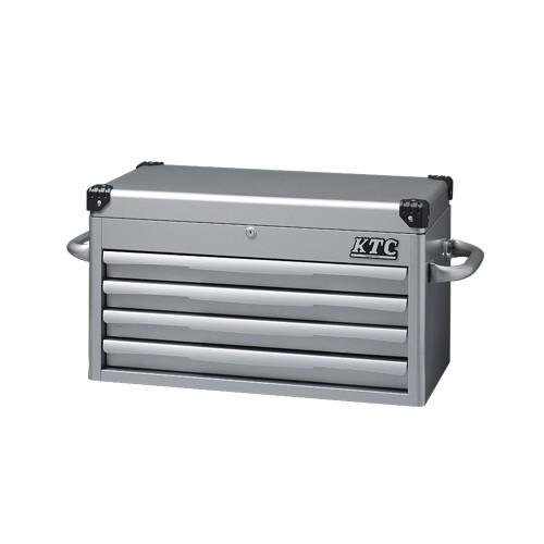 (運賃見積り)(直送品)  KTC トップチェスト(4段4引出し) シルバー EKR-1004
