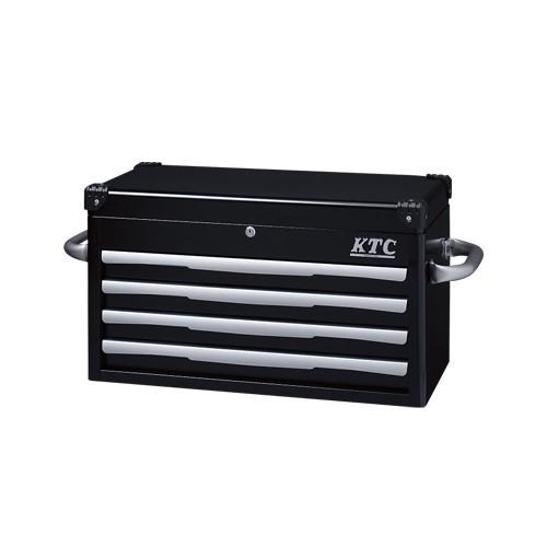 (運賃見積り)(直送品)  KTC トップチェスト(4段4引出し) ブラック EKR-1004BK